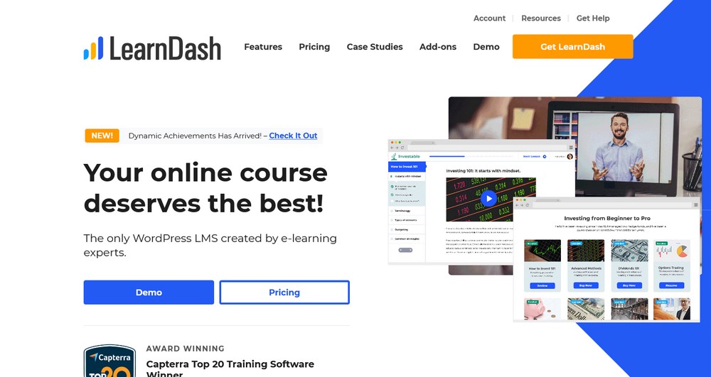 LearnDash homepage