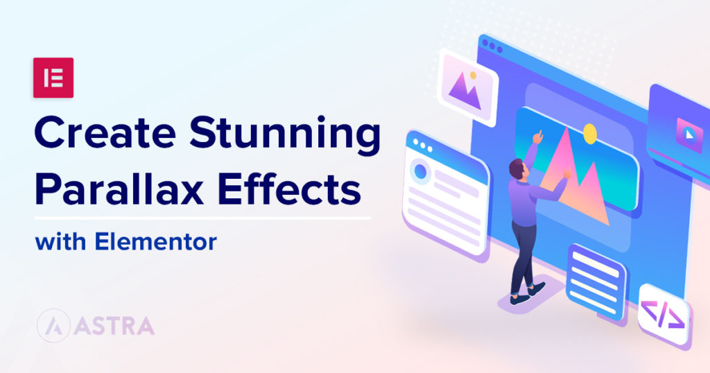 how to create parallax effects with Elementor banner