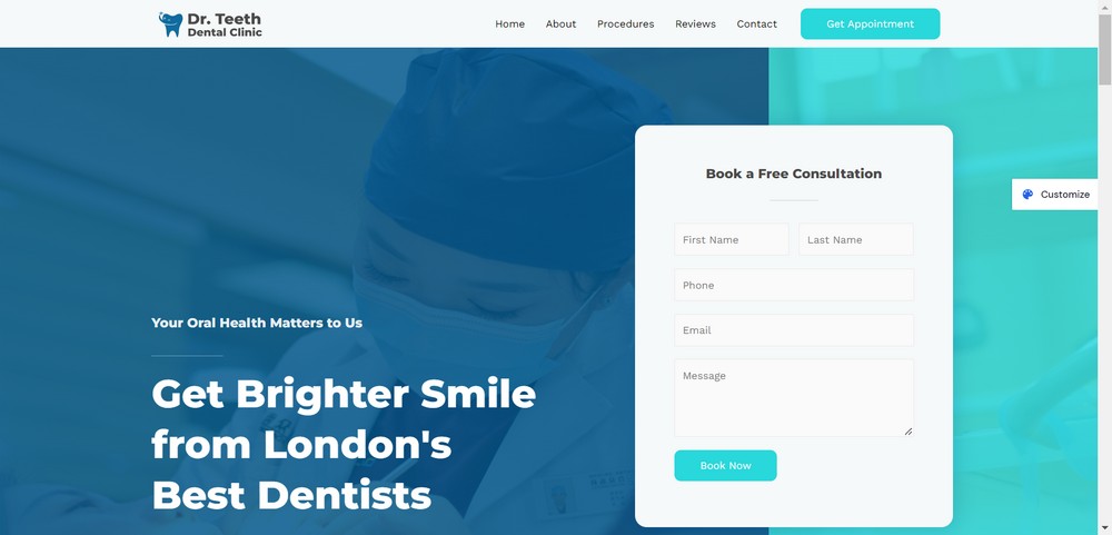 Astra dental clinic template