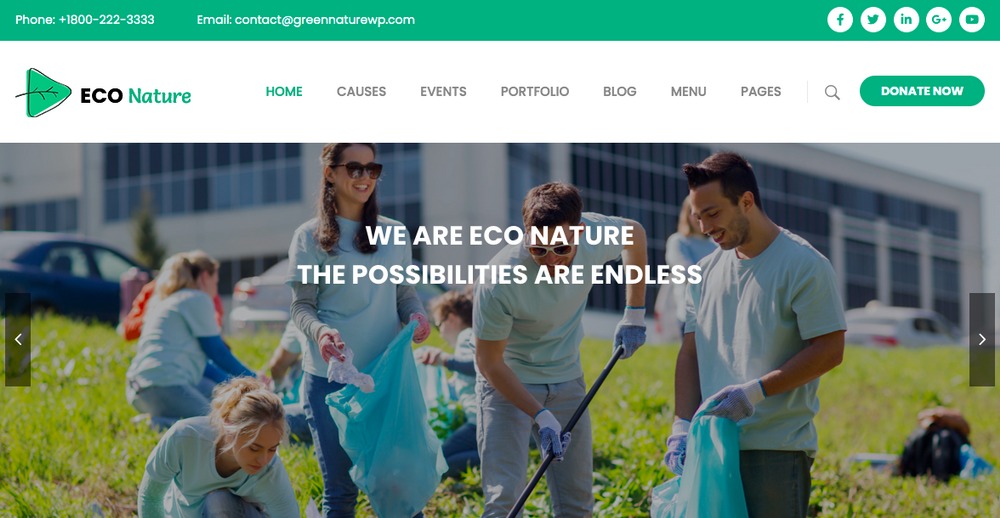 Eco Nature WordPress Theme