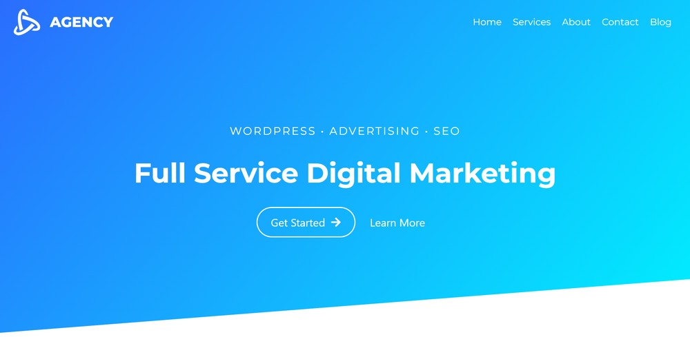 Kadence WP digital marketing agency demo