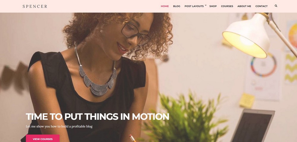 Spencer WordPress theme