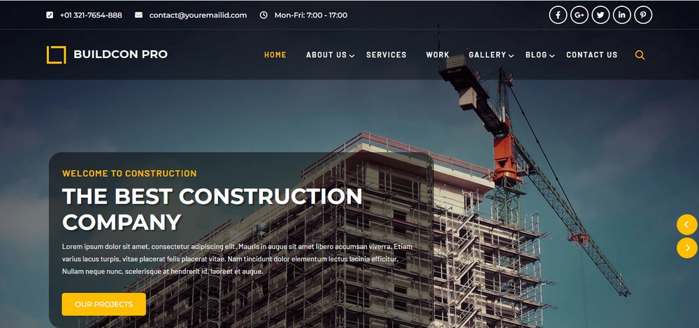 Buildcon theme