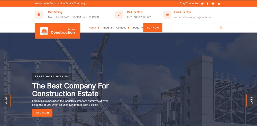 Construction Firm theme