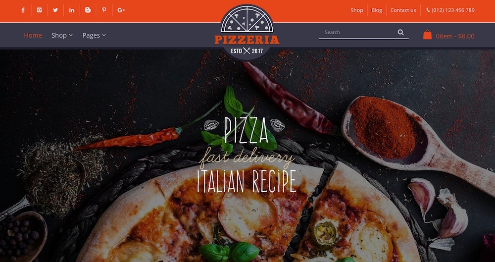 Foody WordPress Theme