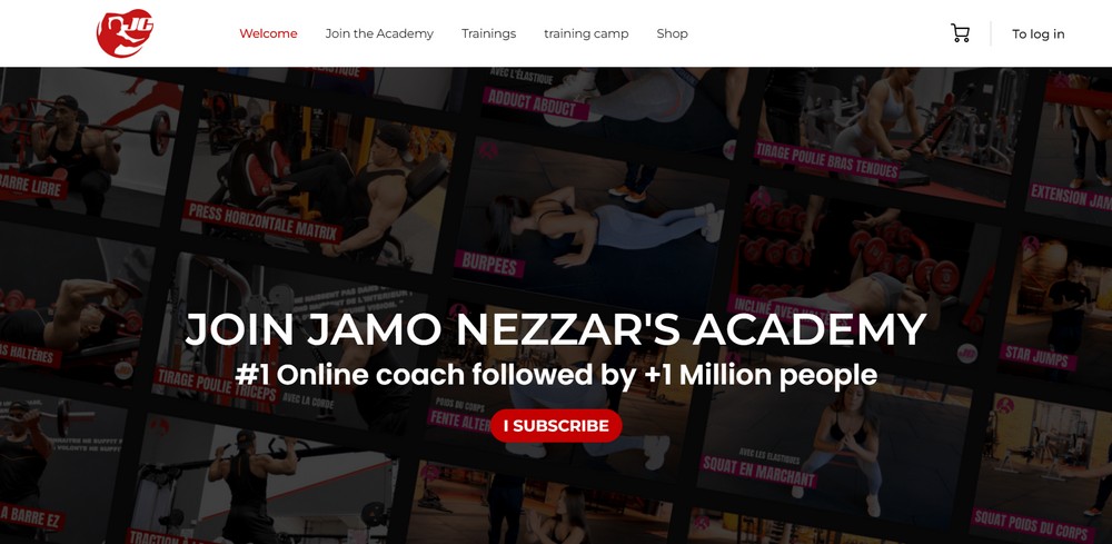 JameCordez fitness website example