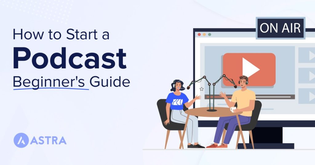 create a podcast website