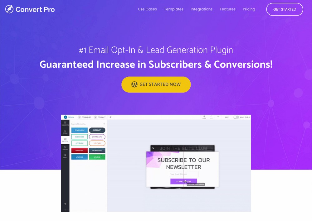 Convert Pro Homepage