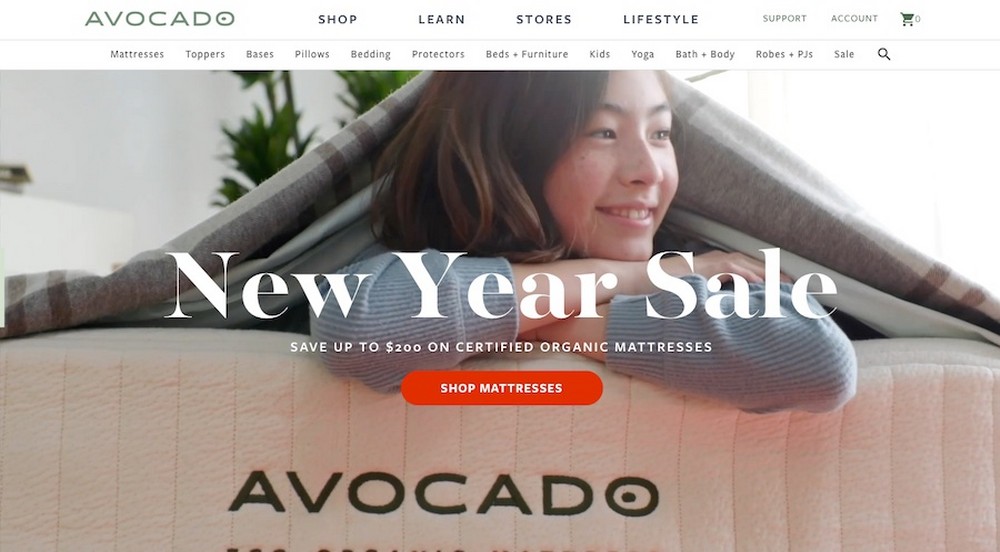 avocado mattress - new year