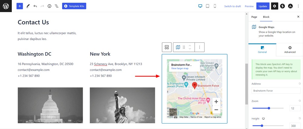 Google Maps added
