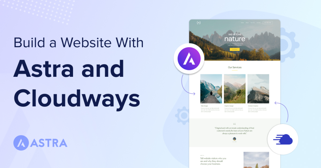 Build a website with Cloudways and Astra