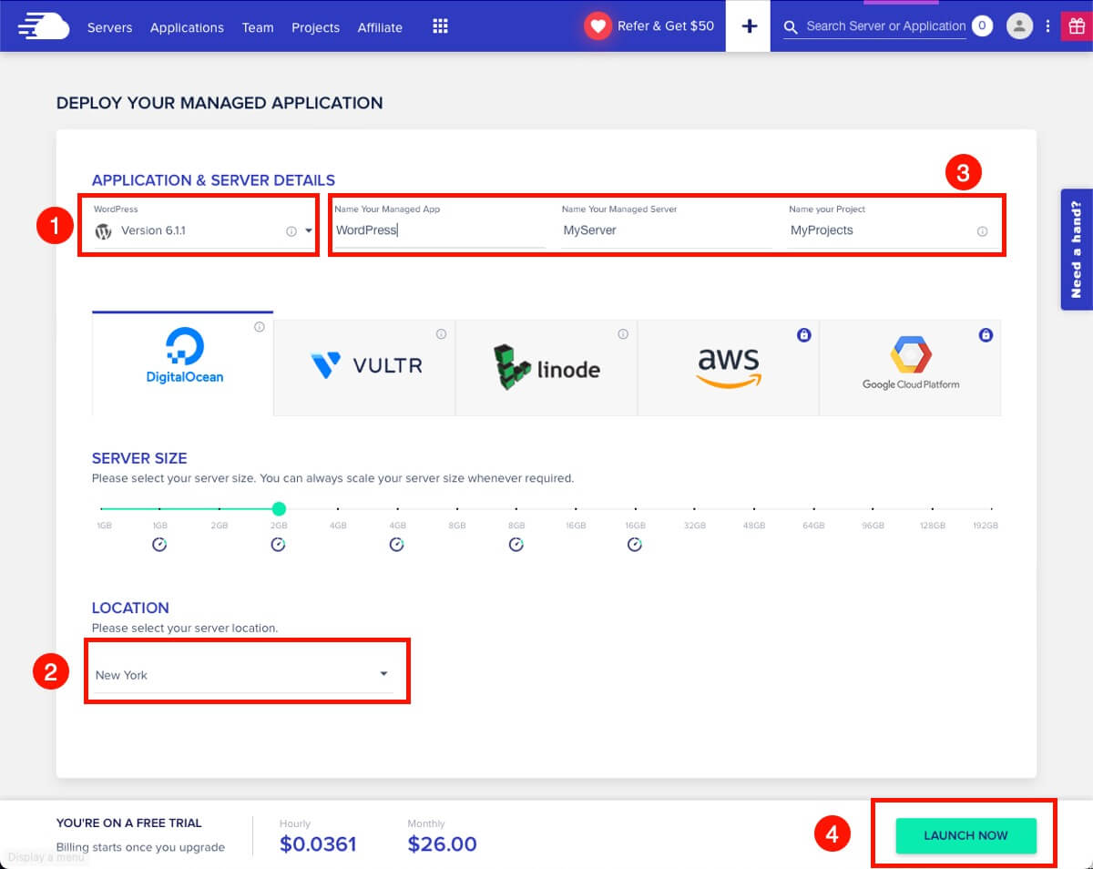 Configure Cloudways server